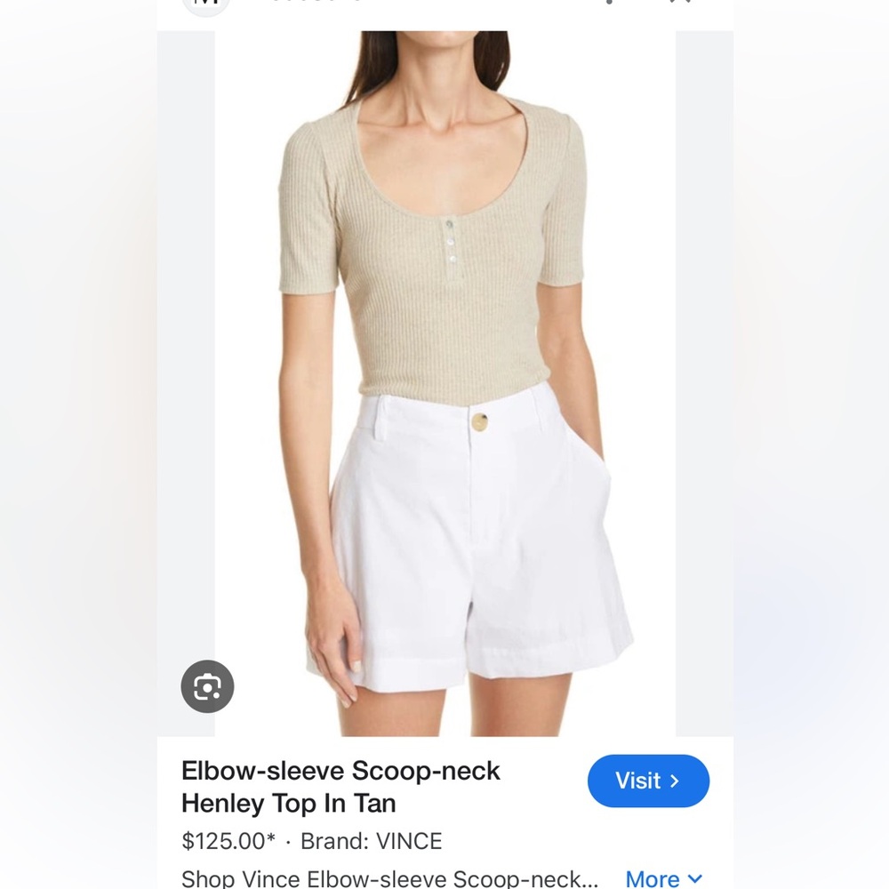 Sold Out Vince scoop neck Henley